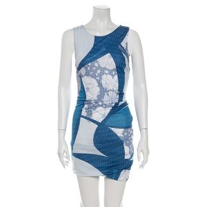 Emilio Pucci Blue Print Dress S/M